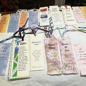 Handmade bookmarks - any 4 for $7
